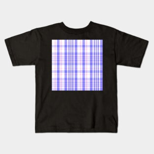 Spring Aesthetic Sorcha 2 Hand Drawn Textured Plaid Pattern Kids T-Shirt